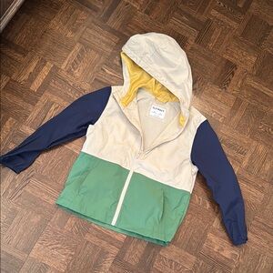 Old Navy Colorblock Hooded rain Jacket size M (8)